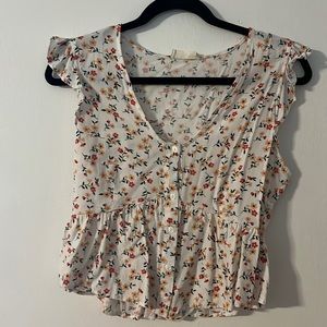 Floral crop top